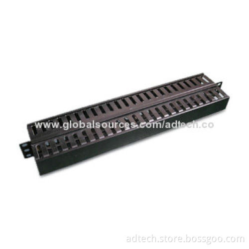Cable Manager, Available in 1U, Double-side, Metal